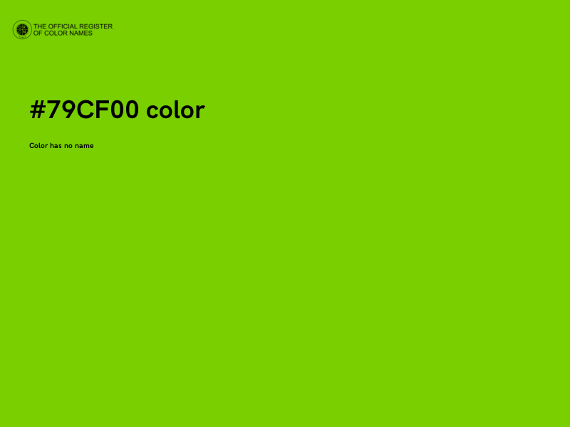 #79CF00 color image