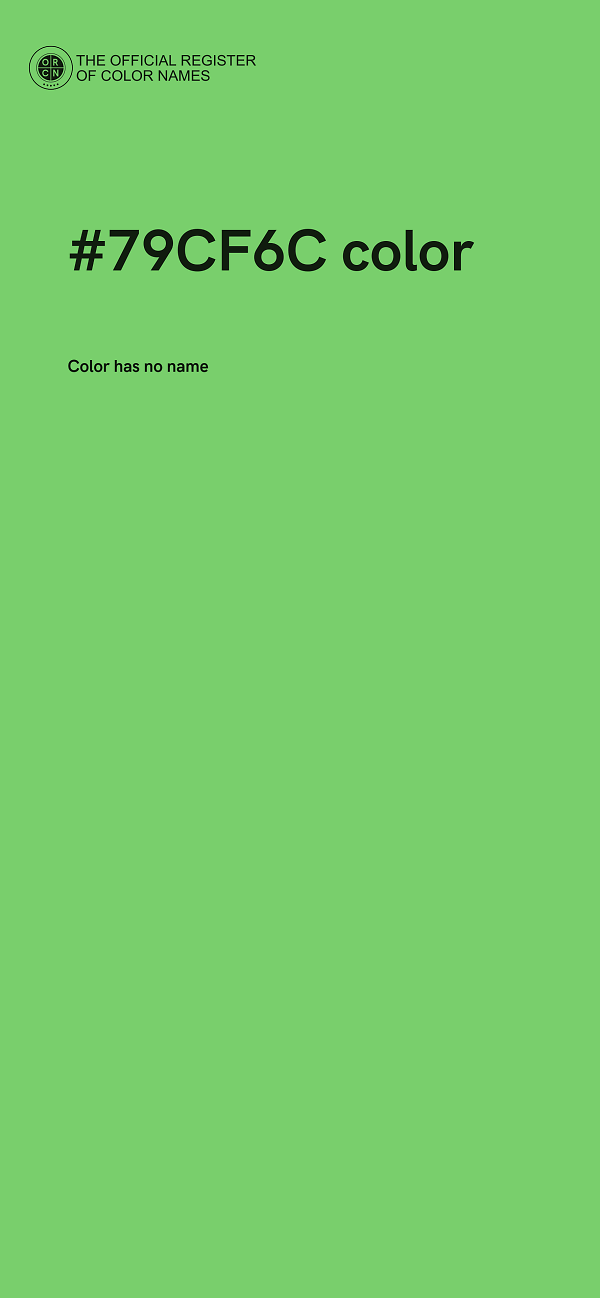 #79CF6C color image