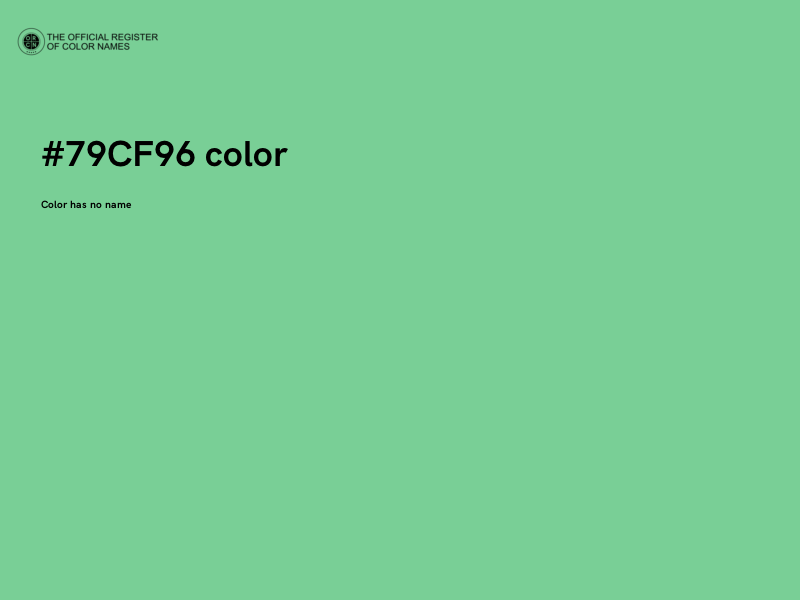 #79CF96 color image