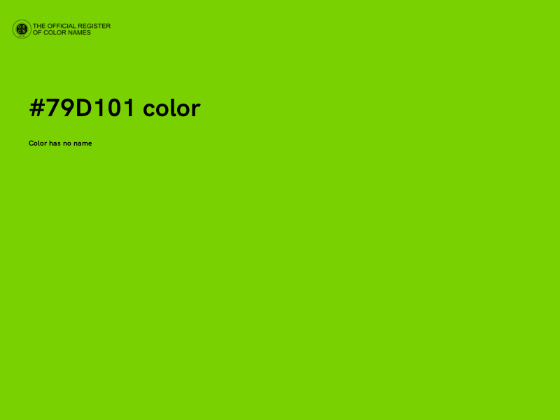 #79D101 color image