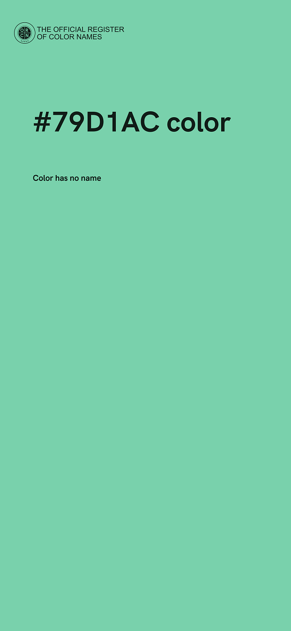 #79D1AC color image