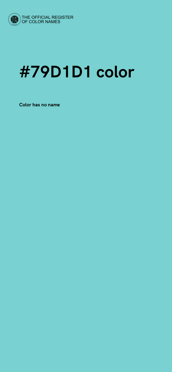#79D1D1 color image