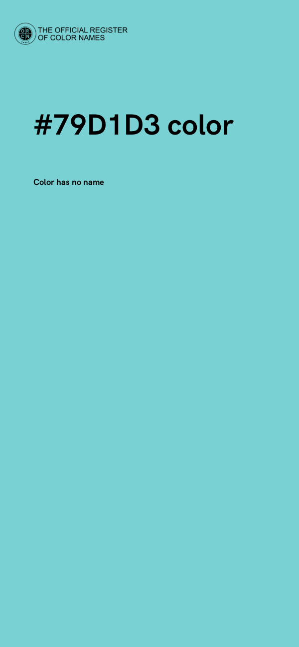 #79D1D3 color image
