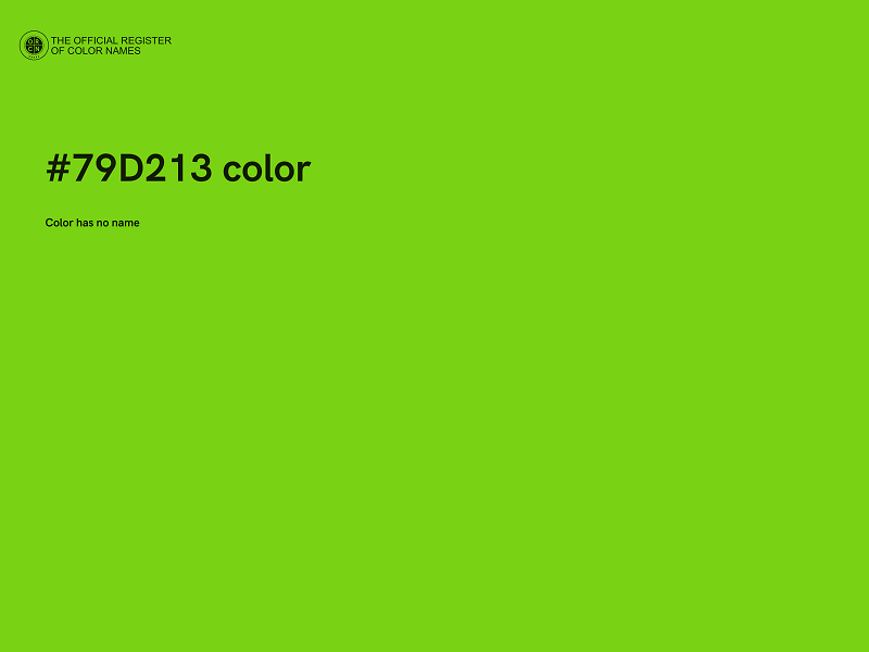 #79D213 color image