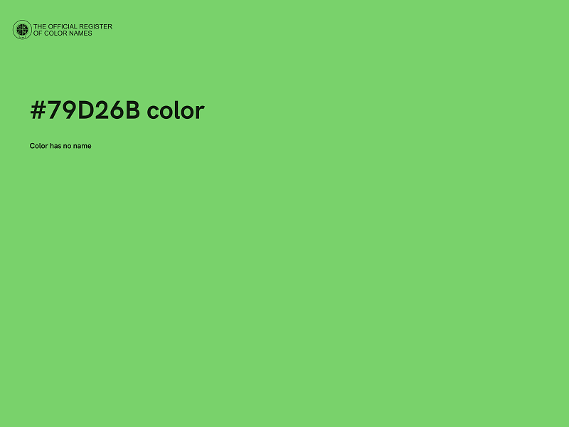 #79D26B color image