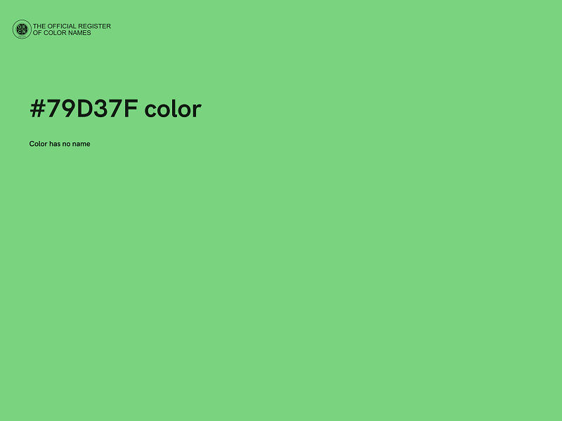 #79D37F color image