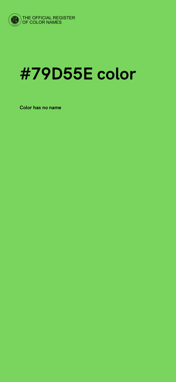 #79D55E color image