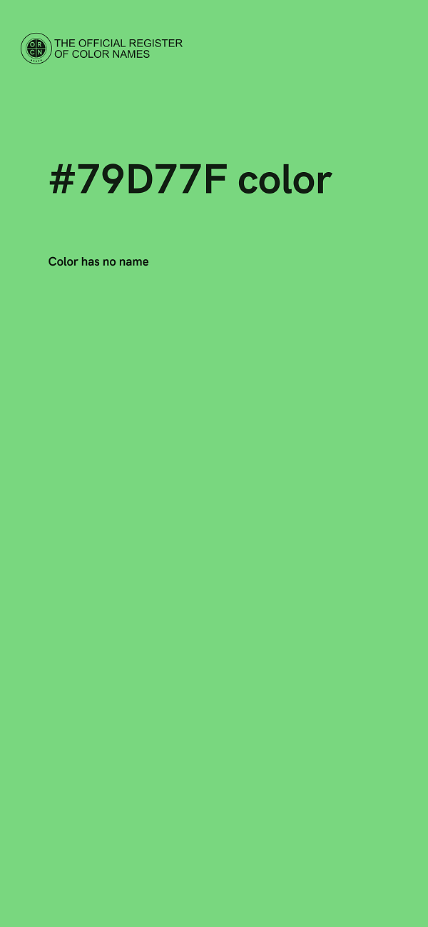 #79D77F color image