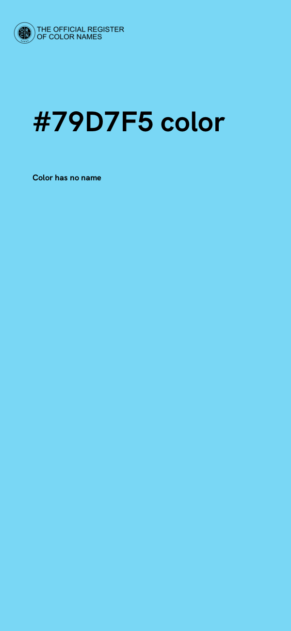 #79D7F5 color image