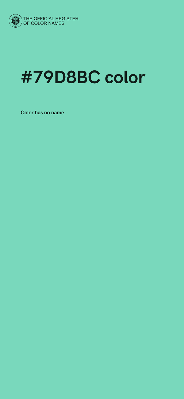 #79D8BC color image
