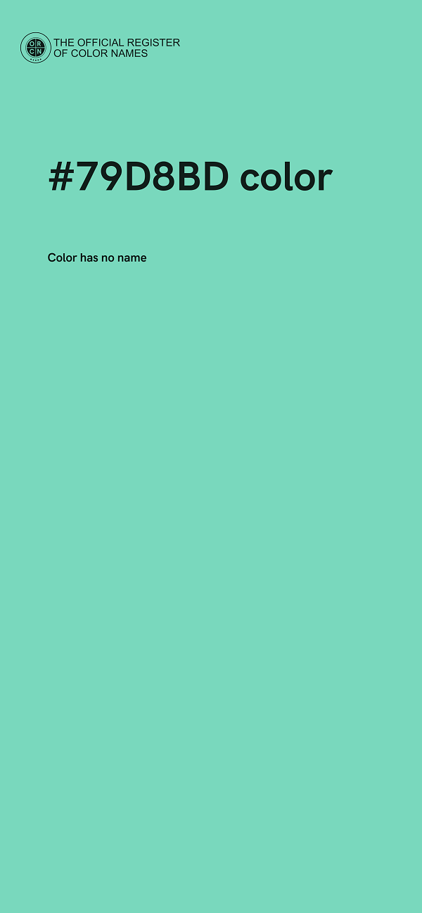 #79D8BD color image