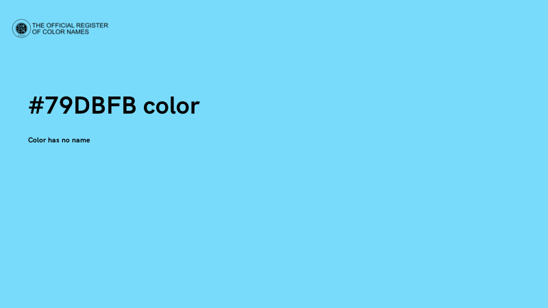 #79DBFB color image