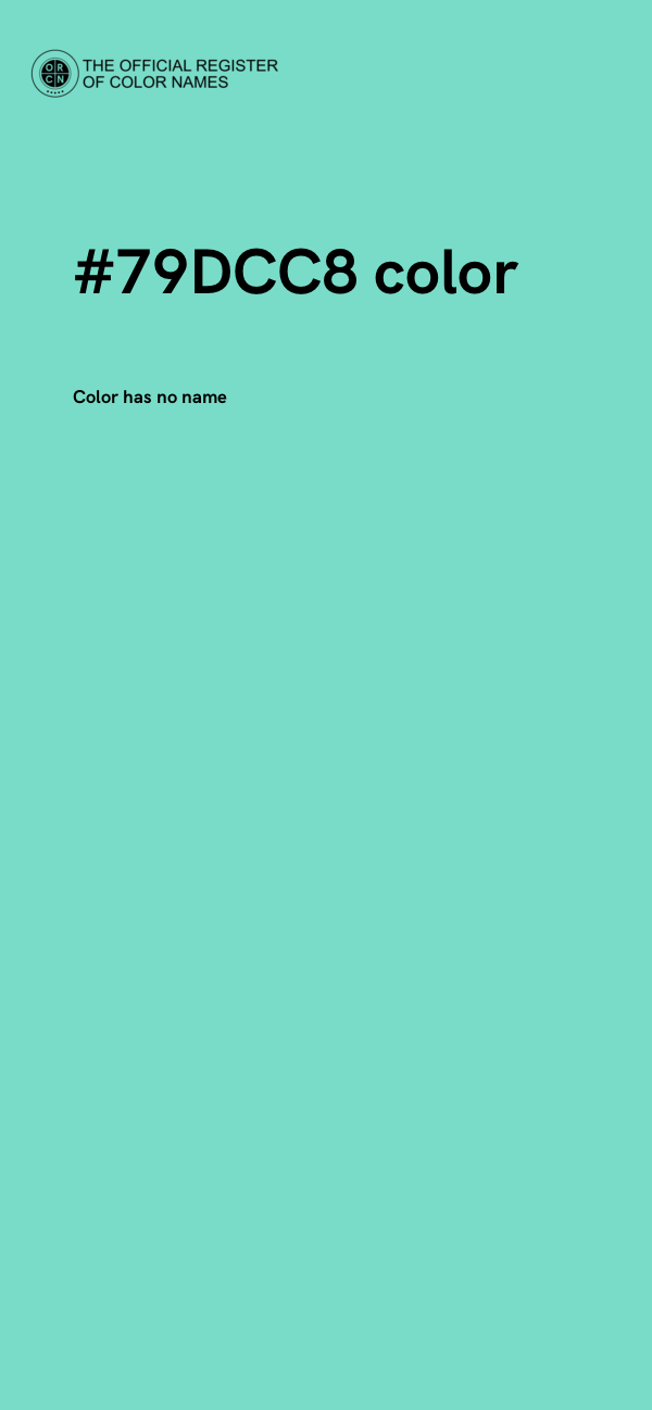 #79DCC8 color image