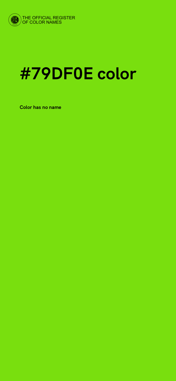 #79DF0E color image