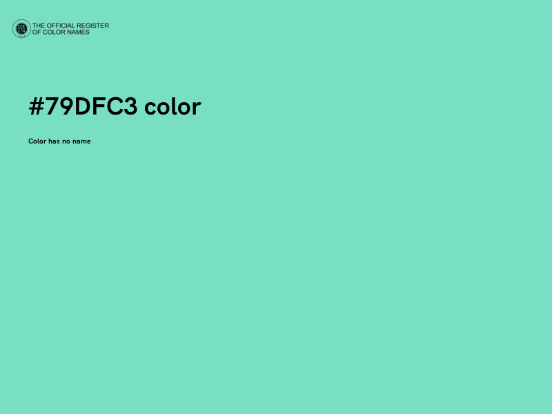 #79DFC3 color image