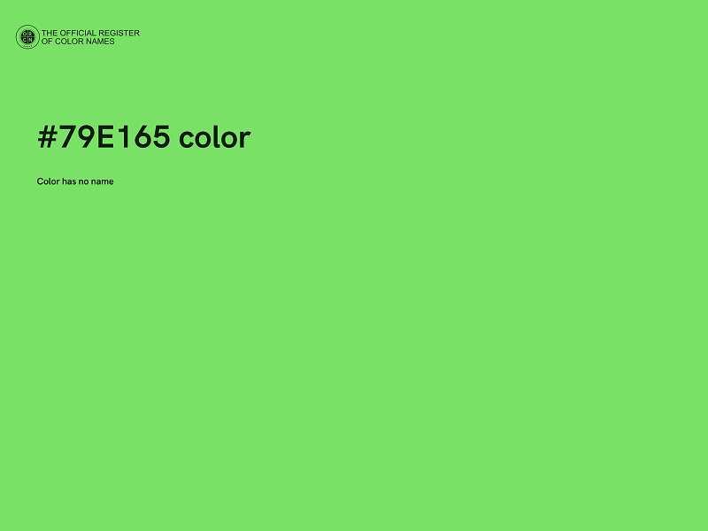 #79E165 color image