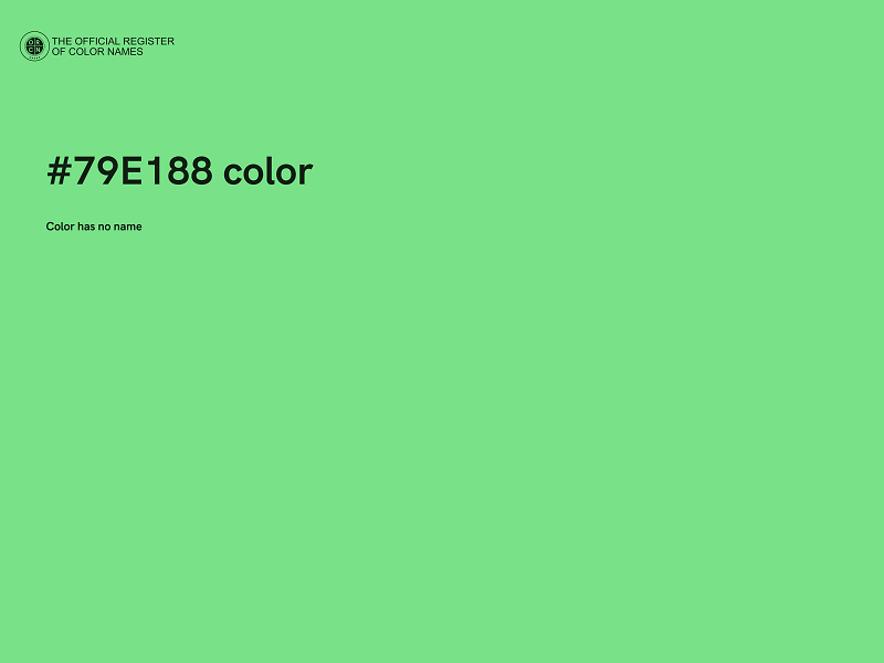 #79E188 color image