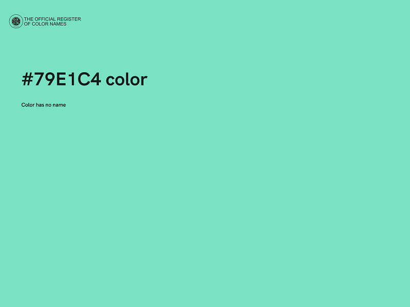 #79E1C4 color image