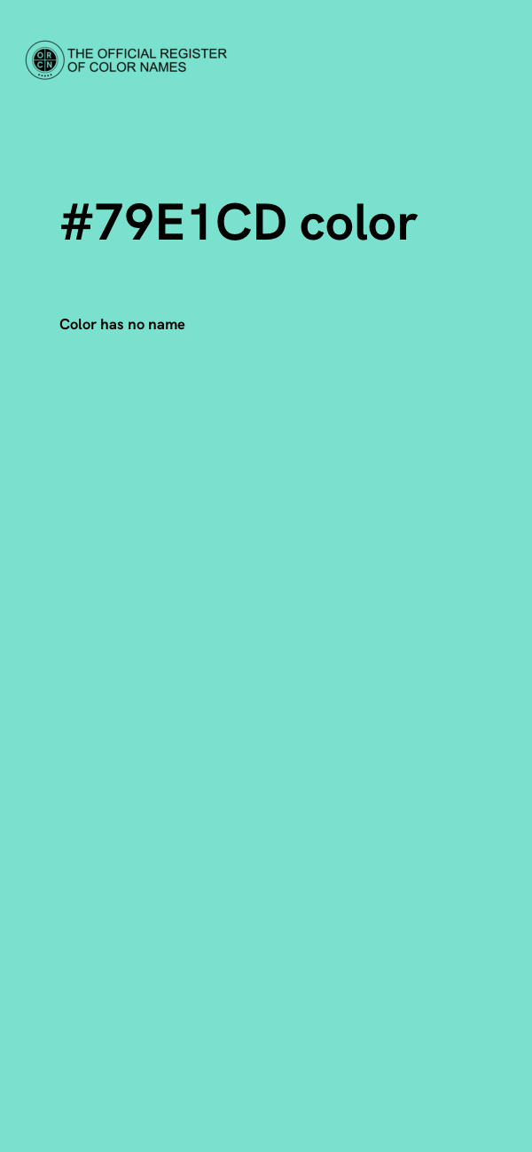#79E1CD color image