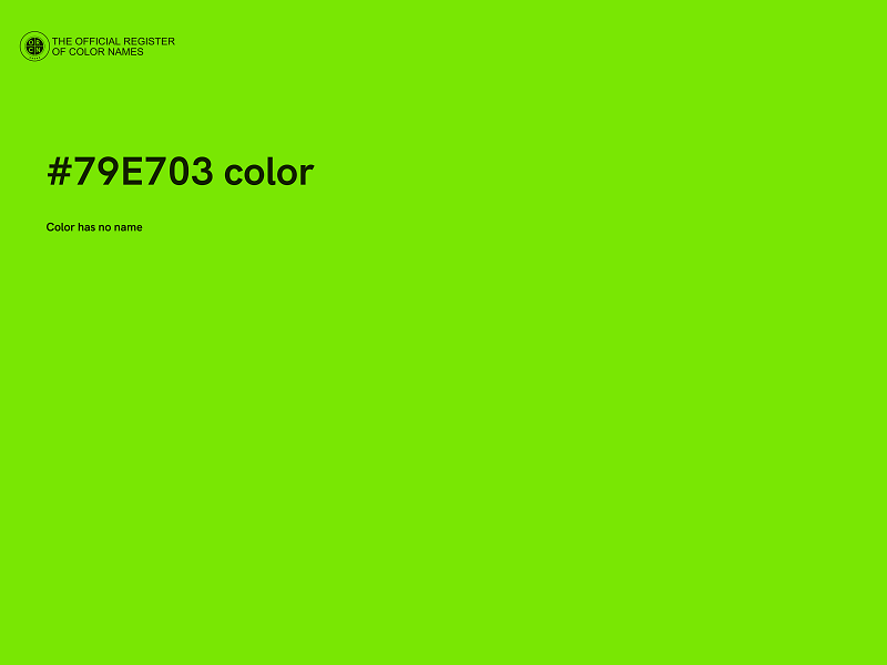 #79E703 color image