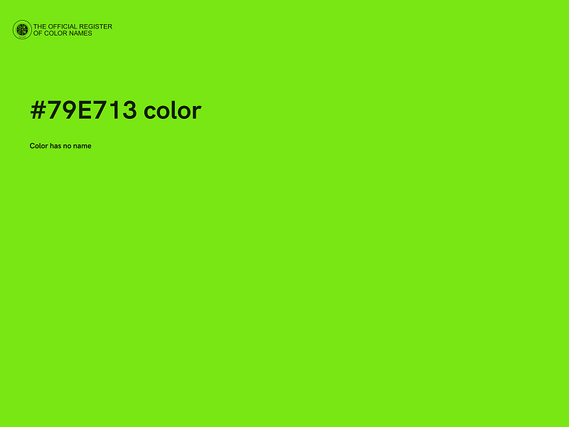 #79E713 color image