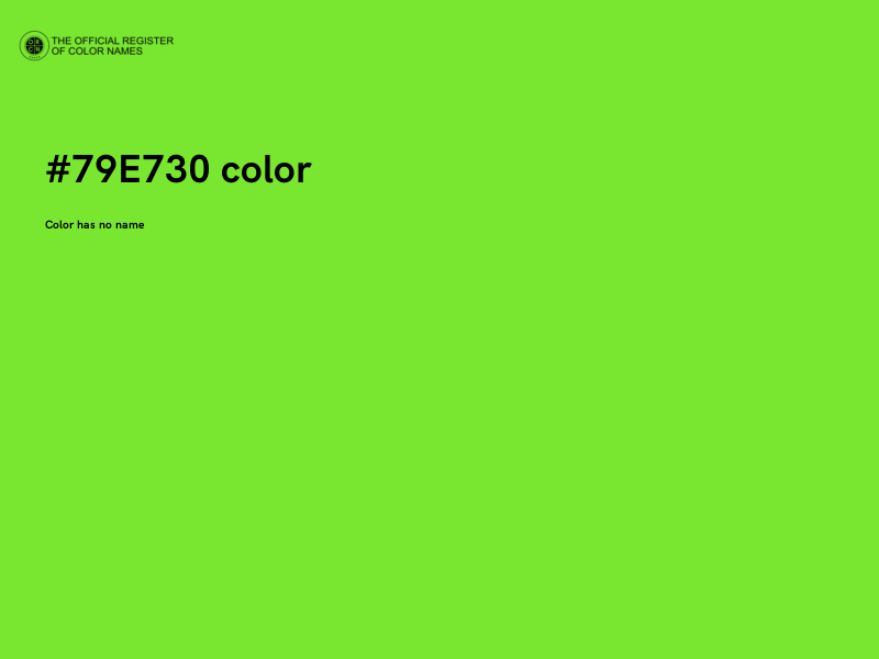 #79E730 color image