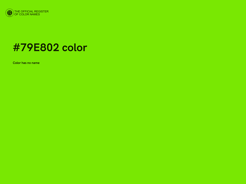 #79E802 color image