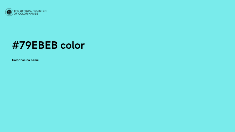 #79EBEB color image