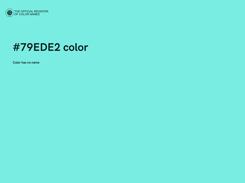 #79EDE2 color image