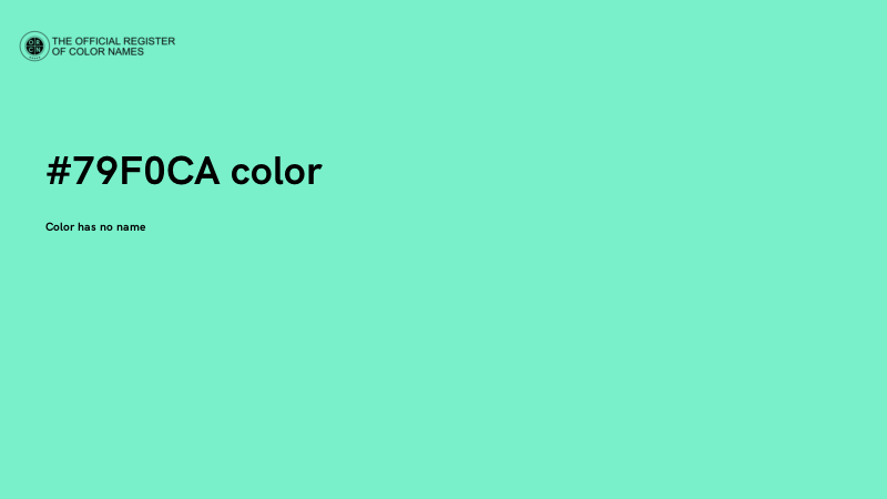 #79F0CA color image