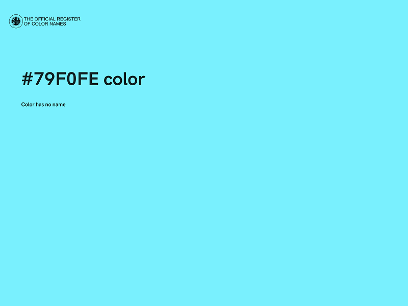 #79F0FE color image