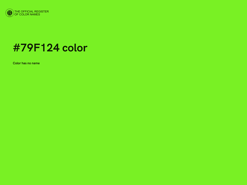 #79F124 color image