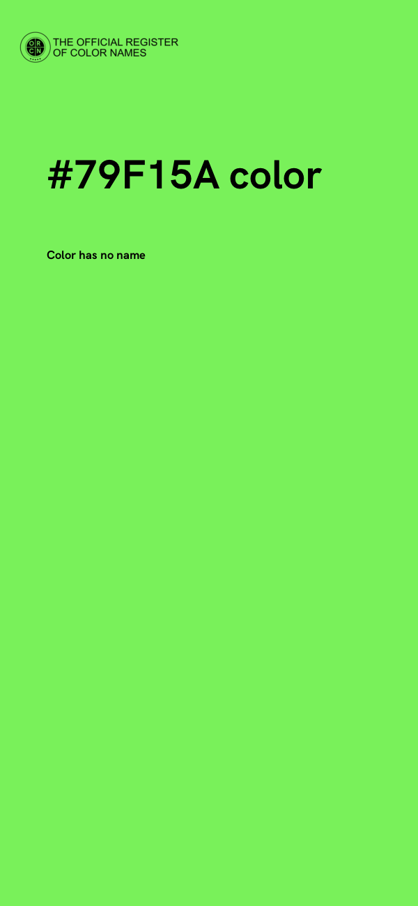 #79F15A color image