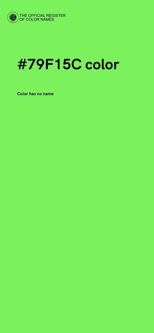 #79F15C color image