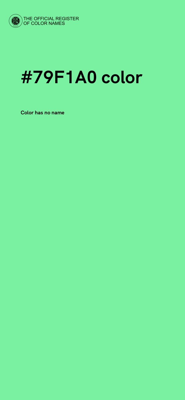 #79F1A0 color image