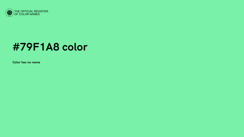 #79F1A8 color image