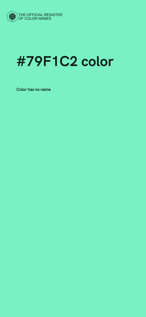 #79F1C2 color image