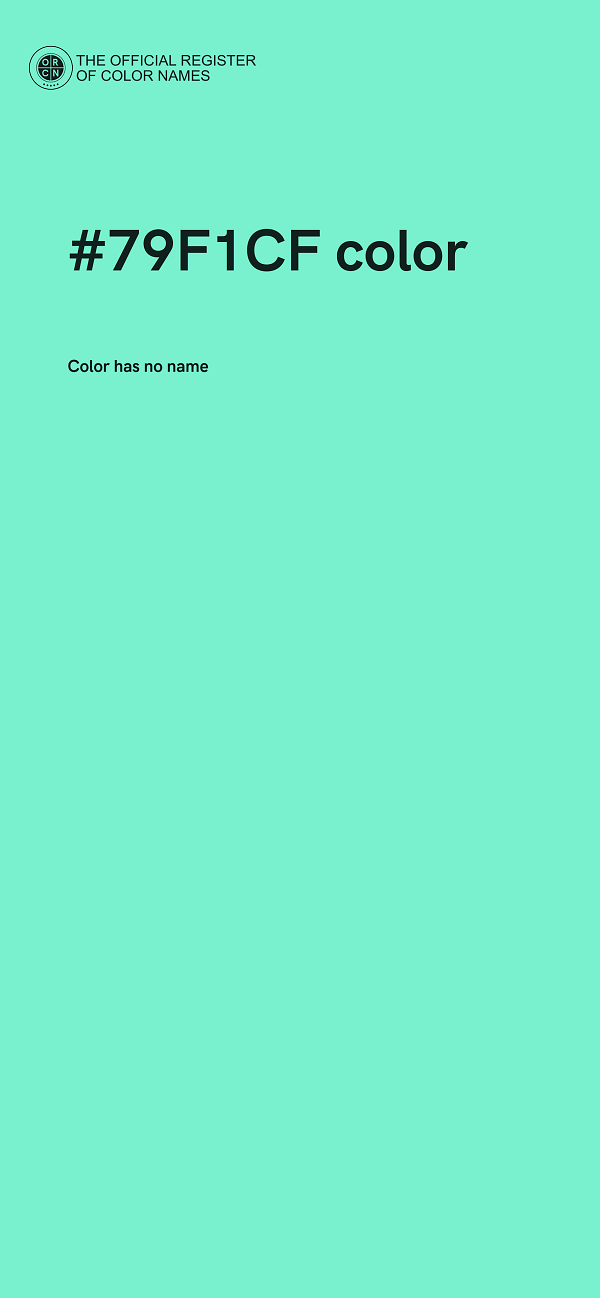 #79F1CF color image