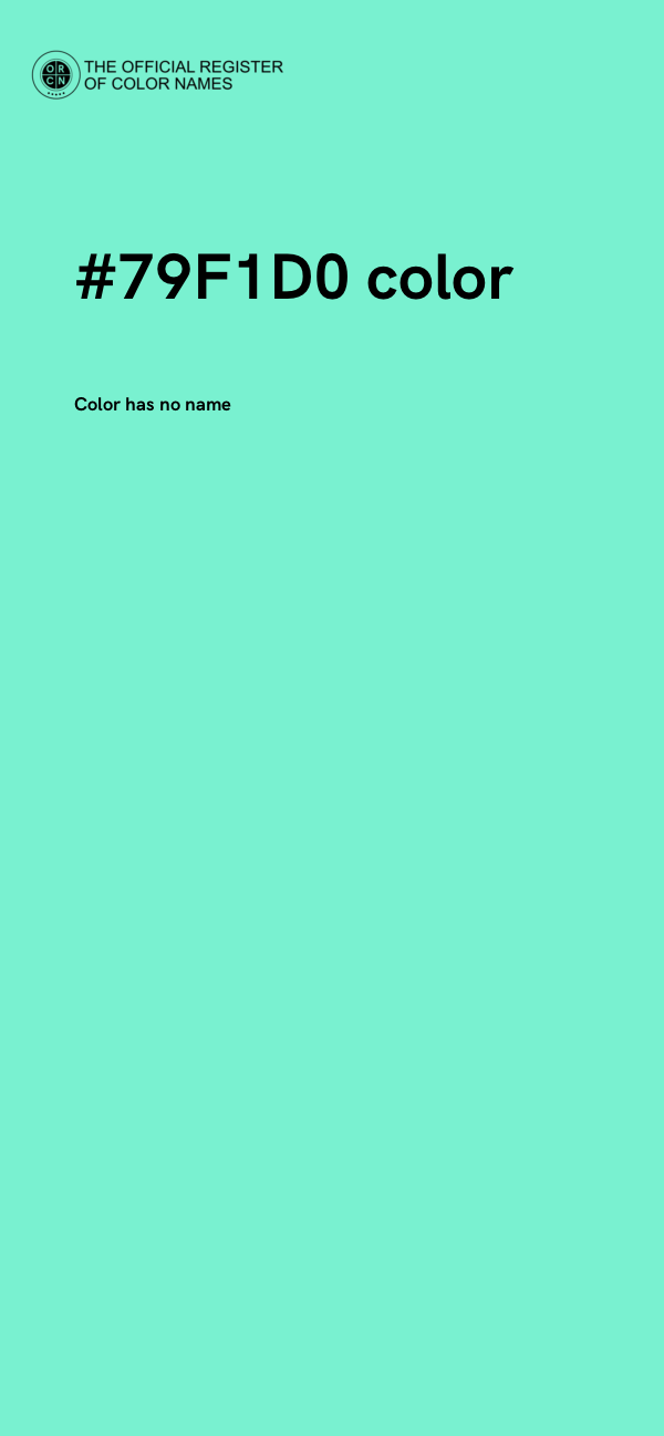 #79F1D0 color image