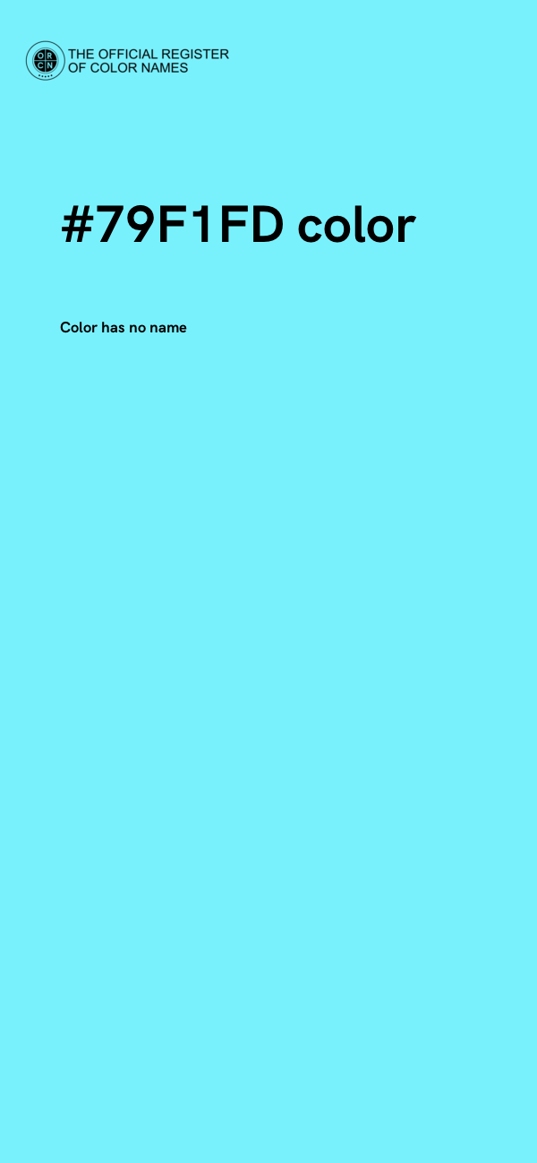 #79F1FD color image
