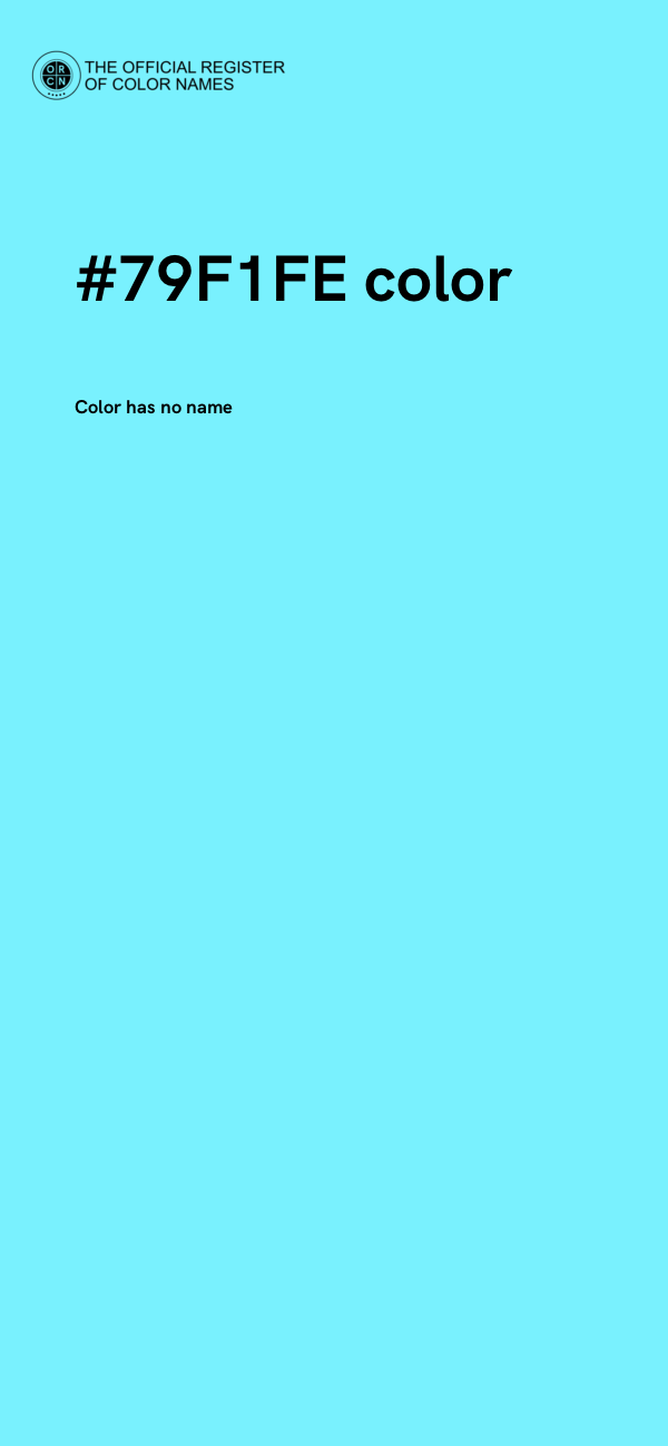#79F1FE color image