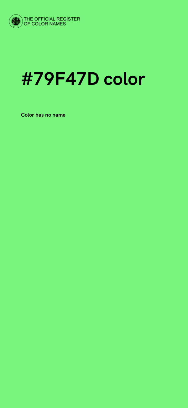 #79F47D color image