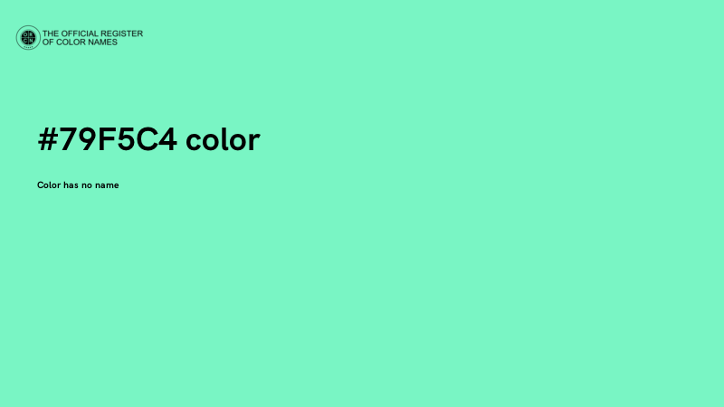 #79F5C4 color image