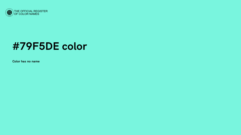#79F5DE color image