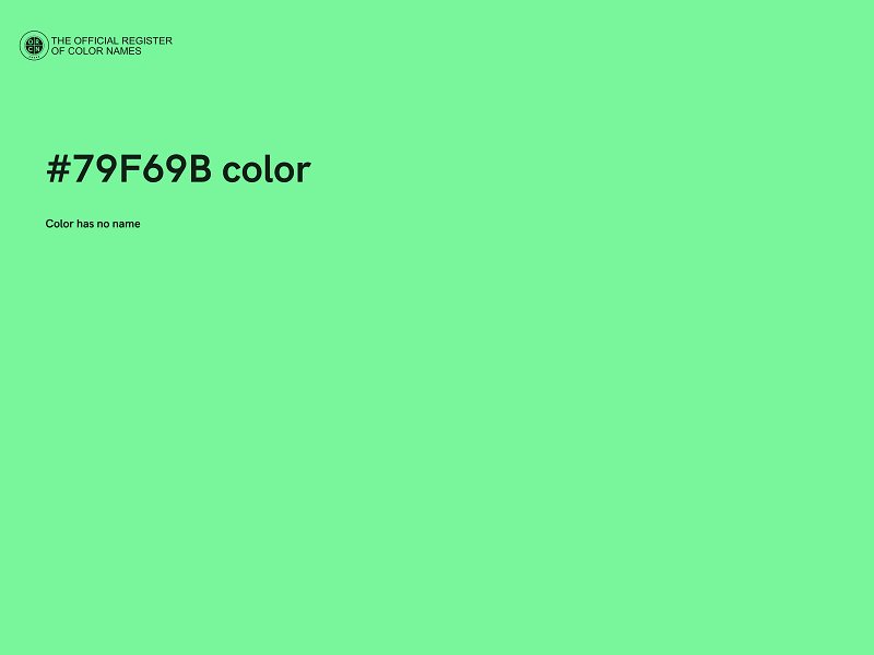 #79F69B color image