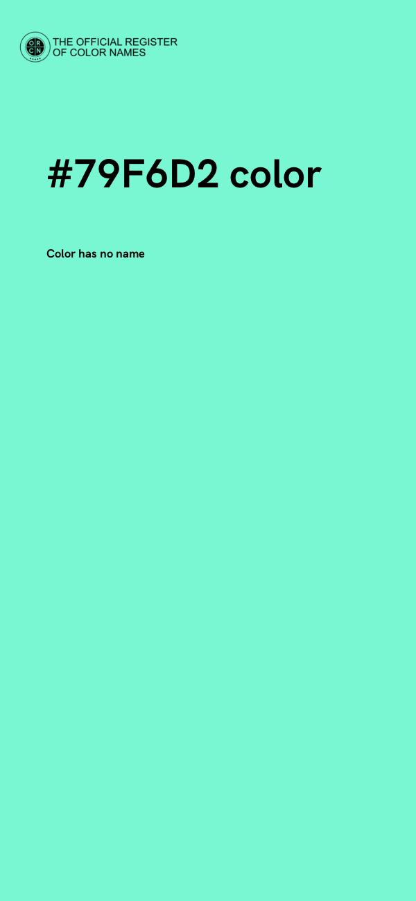 #79F6D2 color image