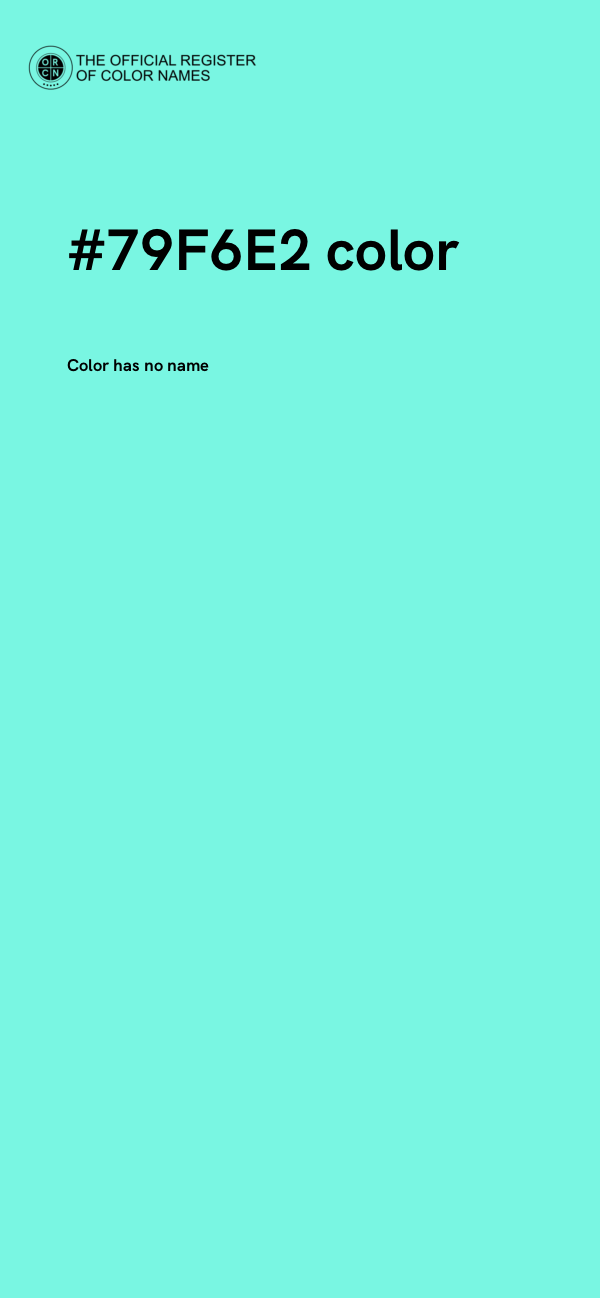 #79F6E2 color image