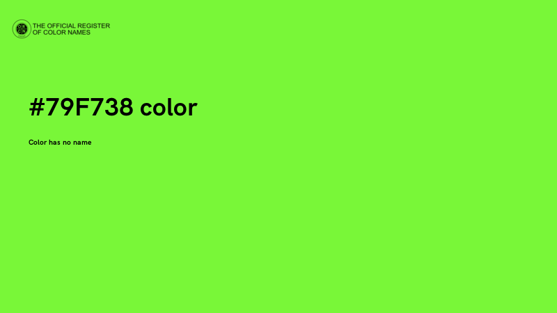 #79F738 color image