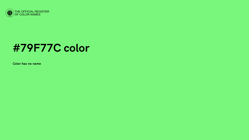 #79F77C color image