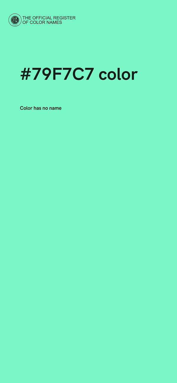 #79F7C7 color image